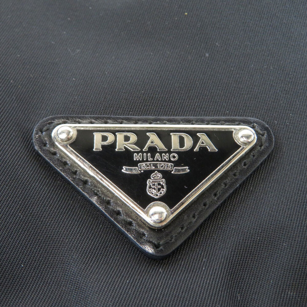 Prada logo plate shoulder bag nylon - Picture 8 of 10